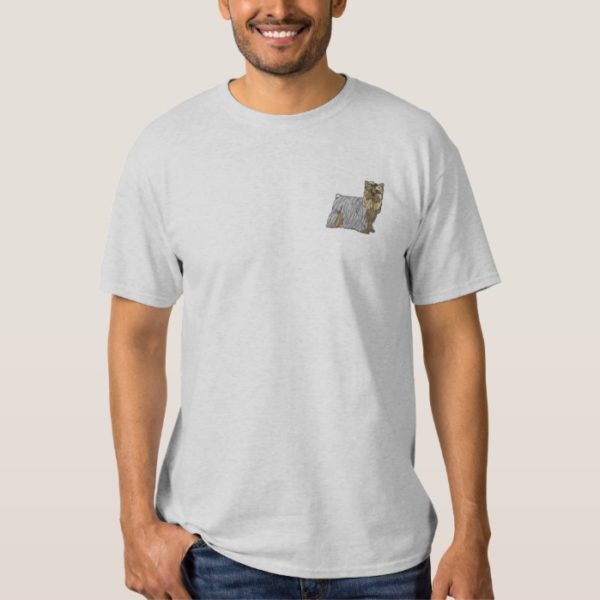 Yorkshire Terrier Embroidered T-Shirt