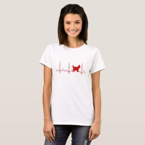 Yorkshire Terrier Heartbeat T-Shirt