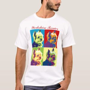 Yorkshire Terrier Pop Art T-Shirt