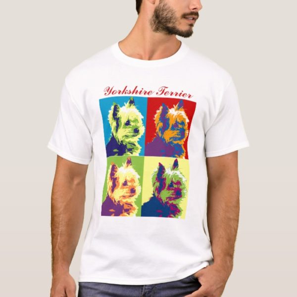 Yorkshire Terrier Pop Art T-Shirt