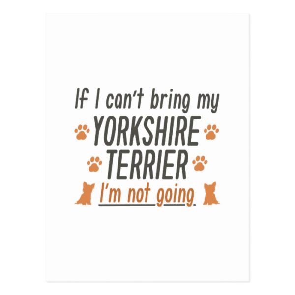 Yorkshire Terrier Postcard