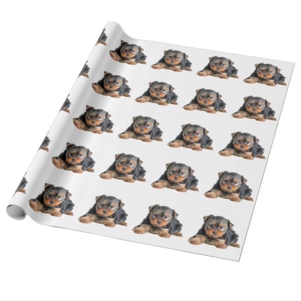 Yorkshire Terrier Puppy Wrapping Paper
