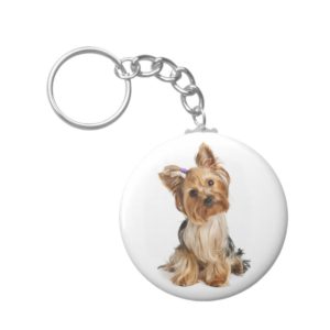 Yorkshire Terrier - Yorkie Puppy Dog Keychain