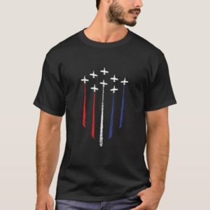 4th of July 4th of July Fighter Jet Airplane Flyer T-Shirt