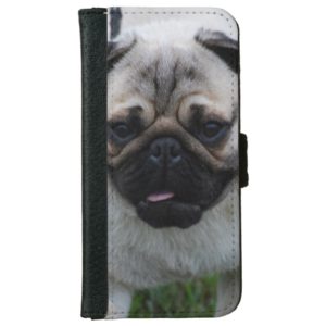 Adorable Pug iPhone Wallet Case