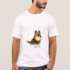 AHL- Sheltie Dog Cartoon Shirt