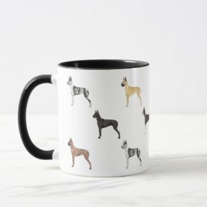 All Colors of Great Danes *Cropped ear* Mug