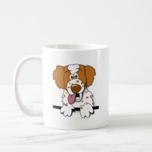 American Brittany Spaniel Cartoon Dog Mug