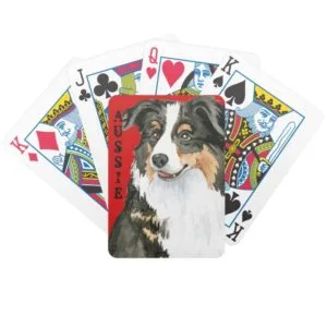 Aussie Color Block Bicycle Playing Cards