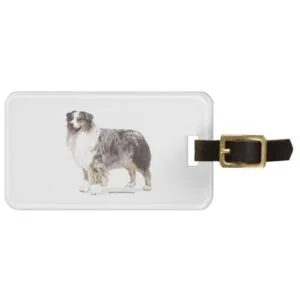 Australian Shepherd Bag Tag