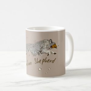 Australian Shepherd, jumping Coffee Mug