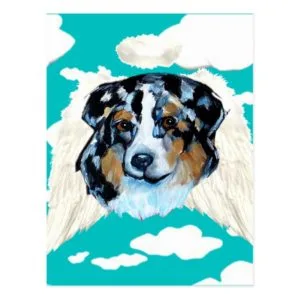 AUSTRALIAN SHEPHERD POSTCARD