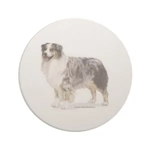 Australian Shepherd Sandstone Coaster