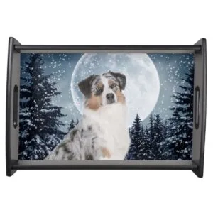 Australian Shepherd Serving Tray
