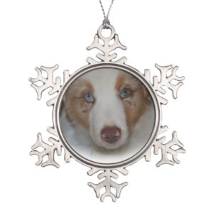 Australian Shepherd Snowflake Ornament
