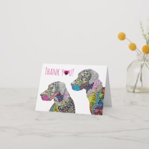 Beautiful and Colorful Great Dane Greeting Card