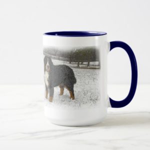 Berner in the Snow Mug