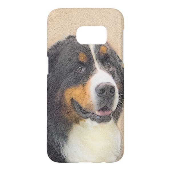 Bernese Mountain Dog 2 Painting - Original Dog Art Samsung Galaxy S7 Case