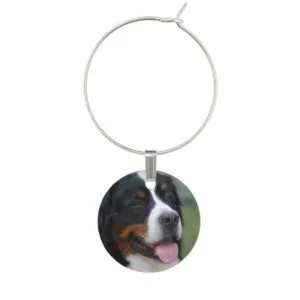 bernese-mountain-dog-7 wine glass charm