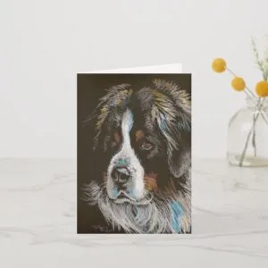 Bernese Mountain Dog Card