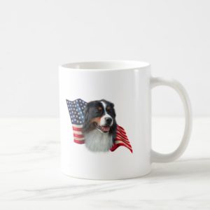 Bernese Mountain Dog Flag Coffee Mug