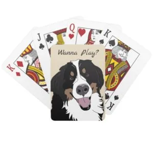 Bernese Mountain Dog Playing Cards