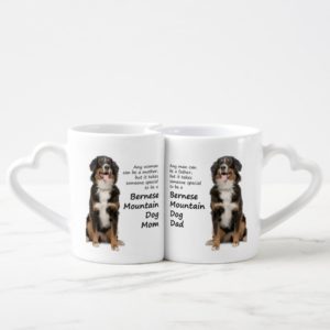 Bernese Mt. Dog Lovers Mom and Dad Mugs