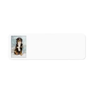 Bernese Mt. Dog Return Address Labels