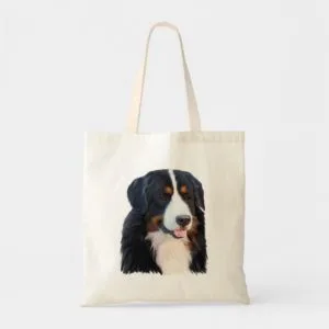 Bernese Swiss Mountain Dog Tote Bag