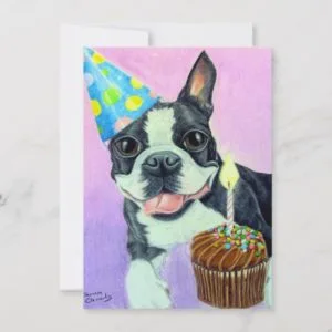Birthday Boston Card