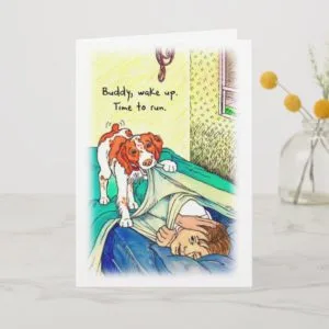 Birthday Card for Runner - Time to Run