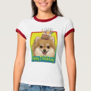 Birthday Cupcake - Pomeranian T-Shirt
