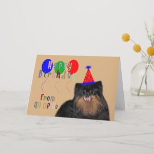 Birthday From All Of Us Greeting Card