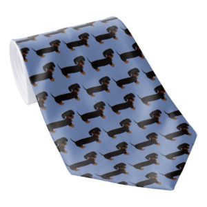 Black And Tan Dachshund Tie