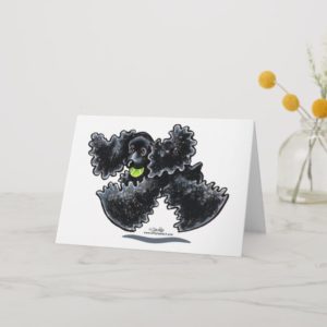 Black Cocker Spaniel Play Card