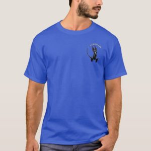 Black Great Dane IAAM Pocket/Back T-Shirt