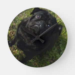 black-pug full.png round clock