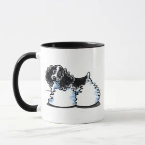 Black White Parti Cocker Spaniel Mug