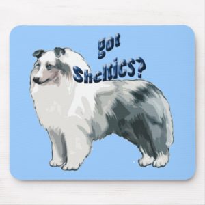 Blue Merle shetland Sheepdog Mouse Pad