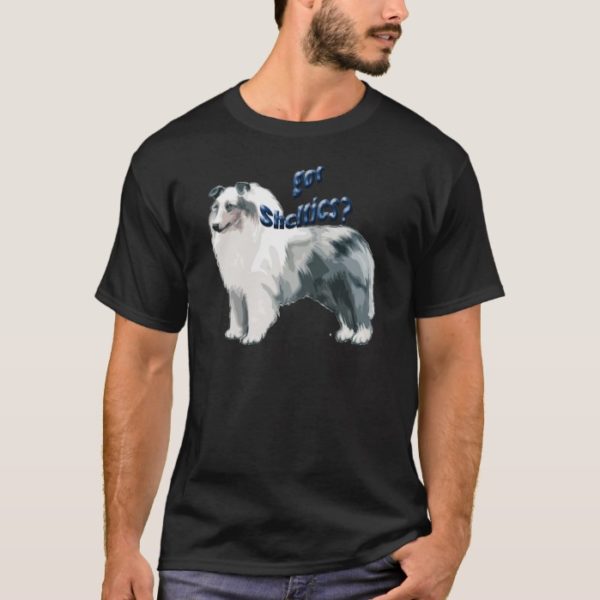 Blue Merle shetland Sheepdog T-Shirt
