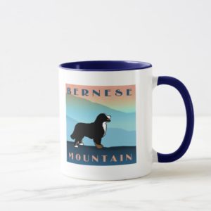 Blue Mountain Bernese Dog Mug