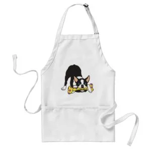 boston terrier adult apron