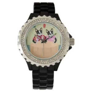 Boston Terrier Boy & Girl Watch