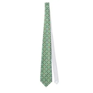 Boston Terrier Cartoon Tie