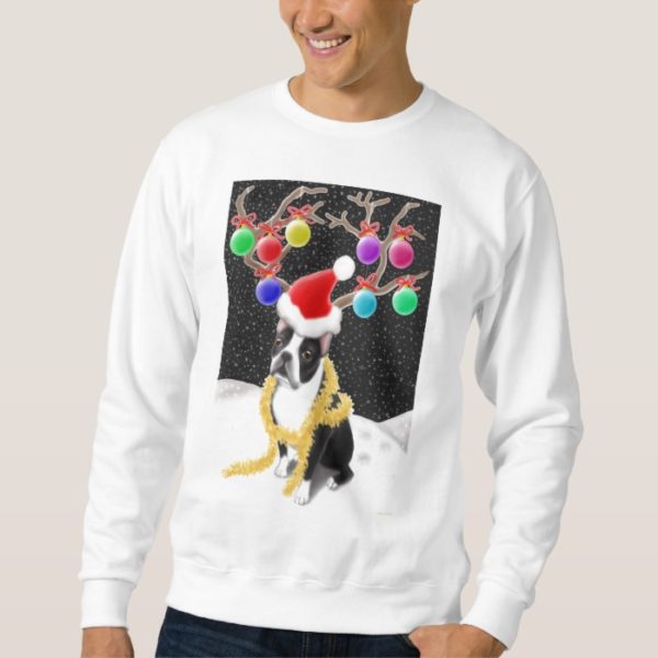 Boston Terrier Christmas Sweatshirt