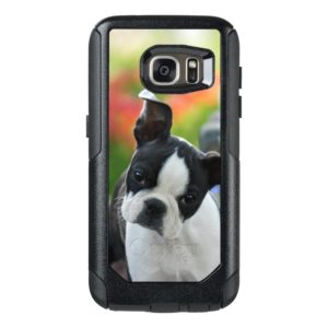 Boston Terrier Dog Cute Puppy on Commuter-Case OtterBox Samsung Galaxy S7 Case