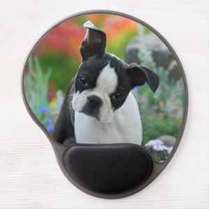 Boston Terrier Dog Puppy Gel Mouse Pad