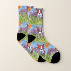 Boston Terrier Socks -  Small (Men 5-7/Women 5-9)