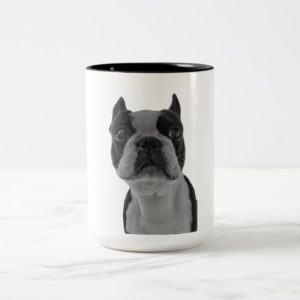 Boston terrier Two-Tone coffee mug