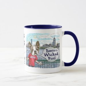 Boston Terrier Wicked Pissah Mug